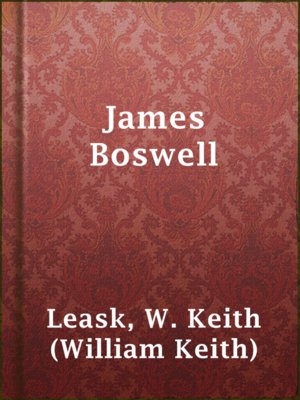 cover image of James Boswell